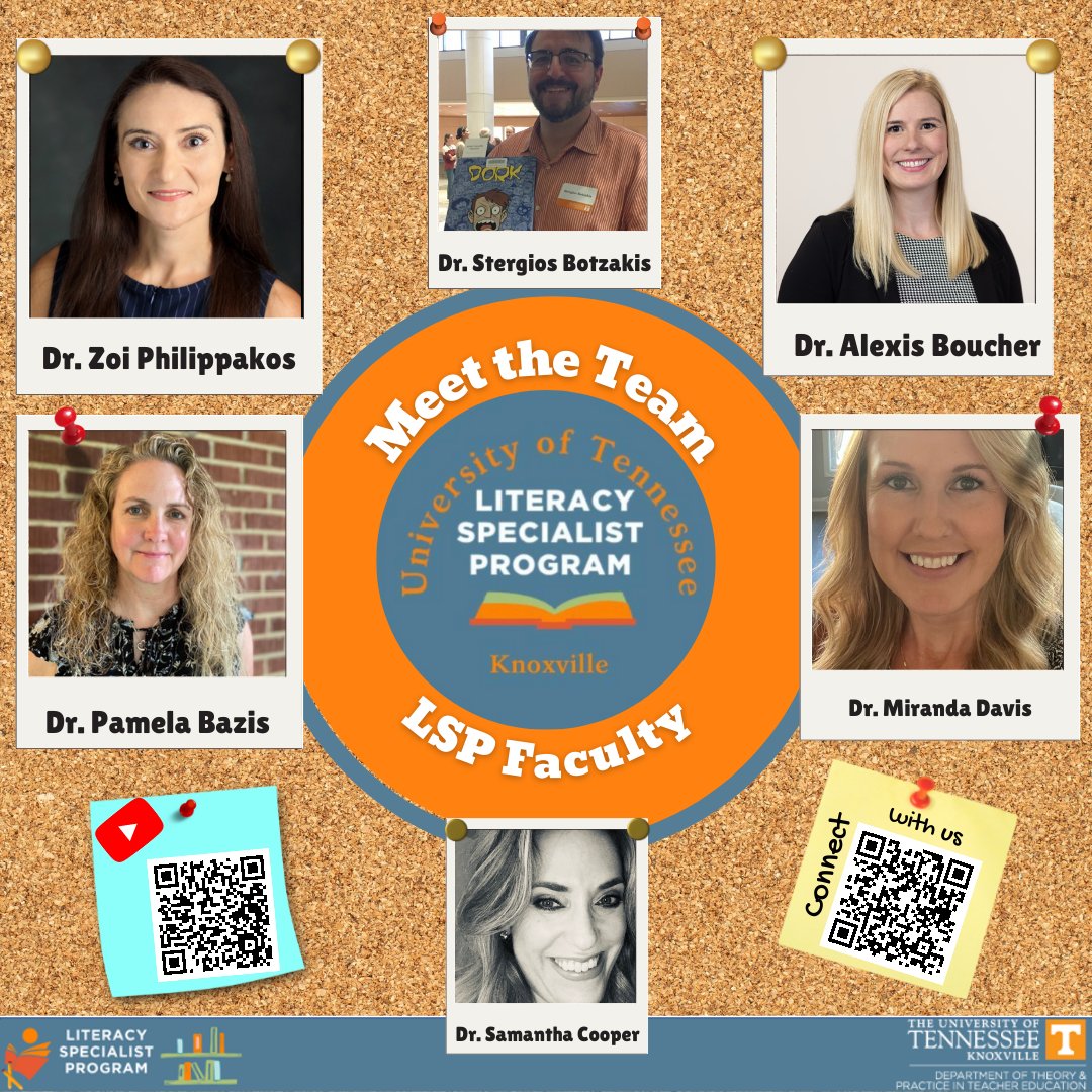 utkLiteracy's tweet photo. Meet the UTK Literacy Specialist Team!
Learn more about the Literacy Specialist program at https://t.co/PrTlAnuvyU https://t.co/MQBoYGDFAH