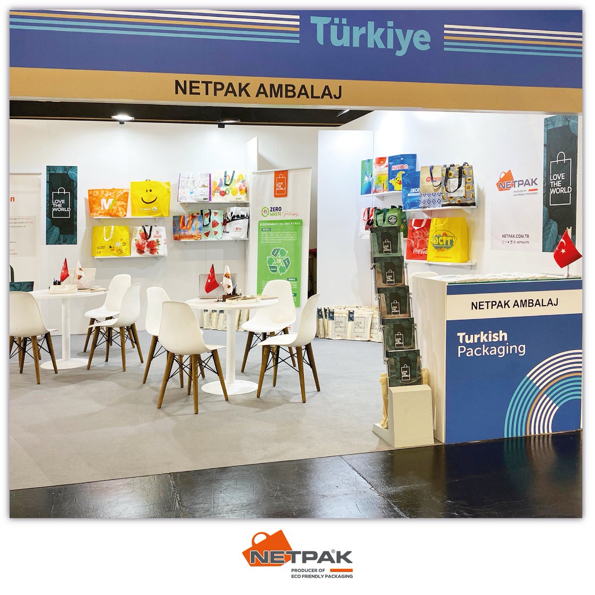 netpaktr's tweet photo. 27-29 September 2022
FachPack 2022 European trade fair for packaging, technology and processing.

FACHPACK 2022 HAS JUST STARTED…

Come and join us at Hall 7 / Booth 7-536 to discover our eco friendly reusable bags..!

#netpaktr #lovetheworld #lovetherecycle #neteco #fuar https://t.co/zQ56DG4yyN