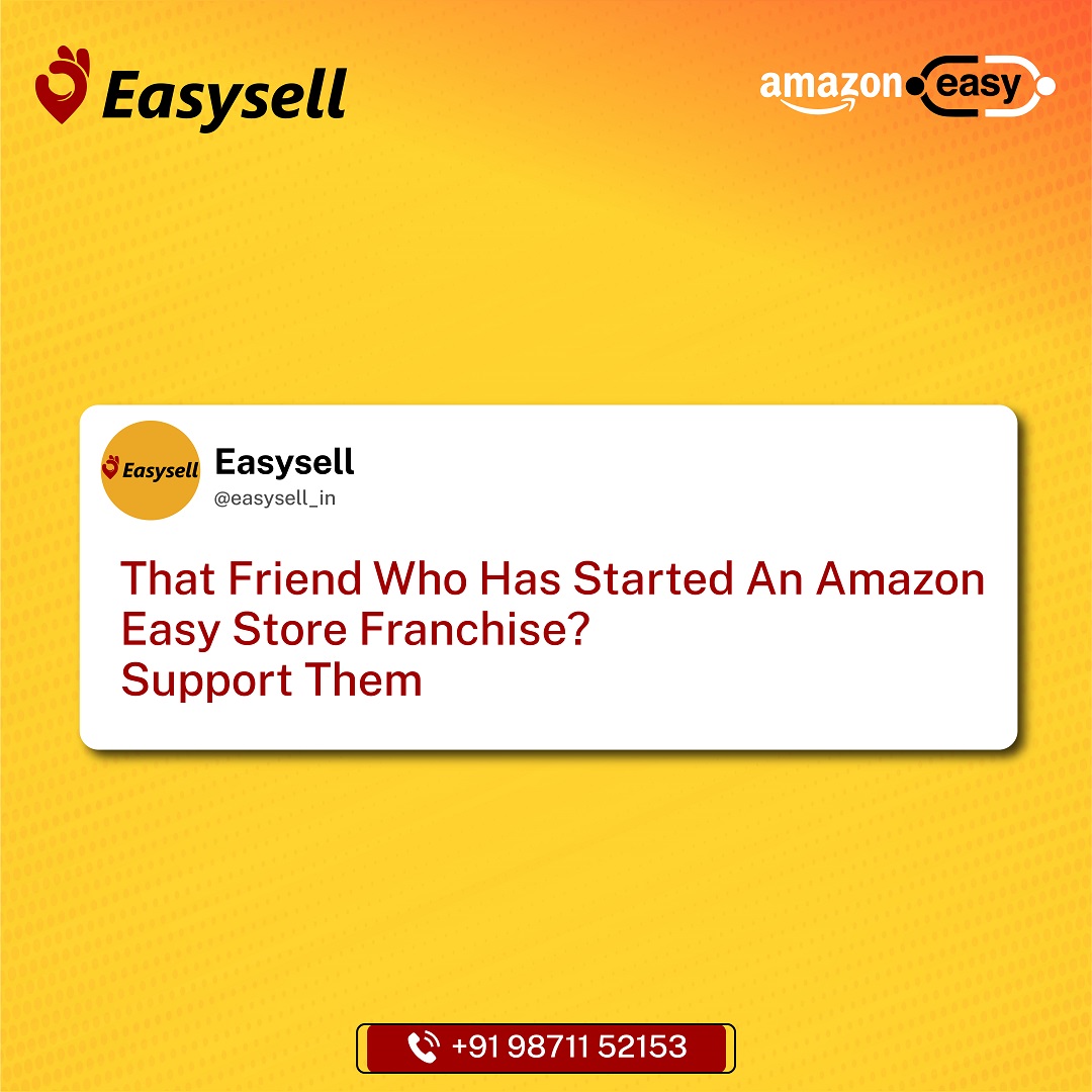 easysell_in's tweet photo. Encourage your friends' businesses by placing orders from their stores.
#smallbusinessindia #digitalindia #smallbusinesssupport #easysell #amazon #amazoneasy https://t.co/VLBK49zVbP