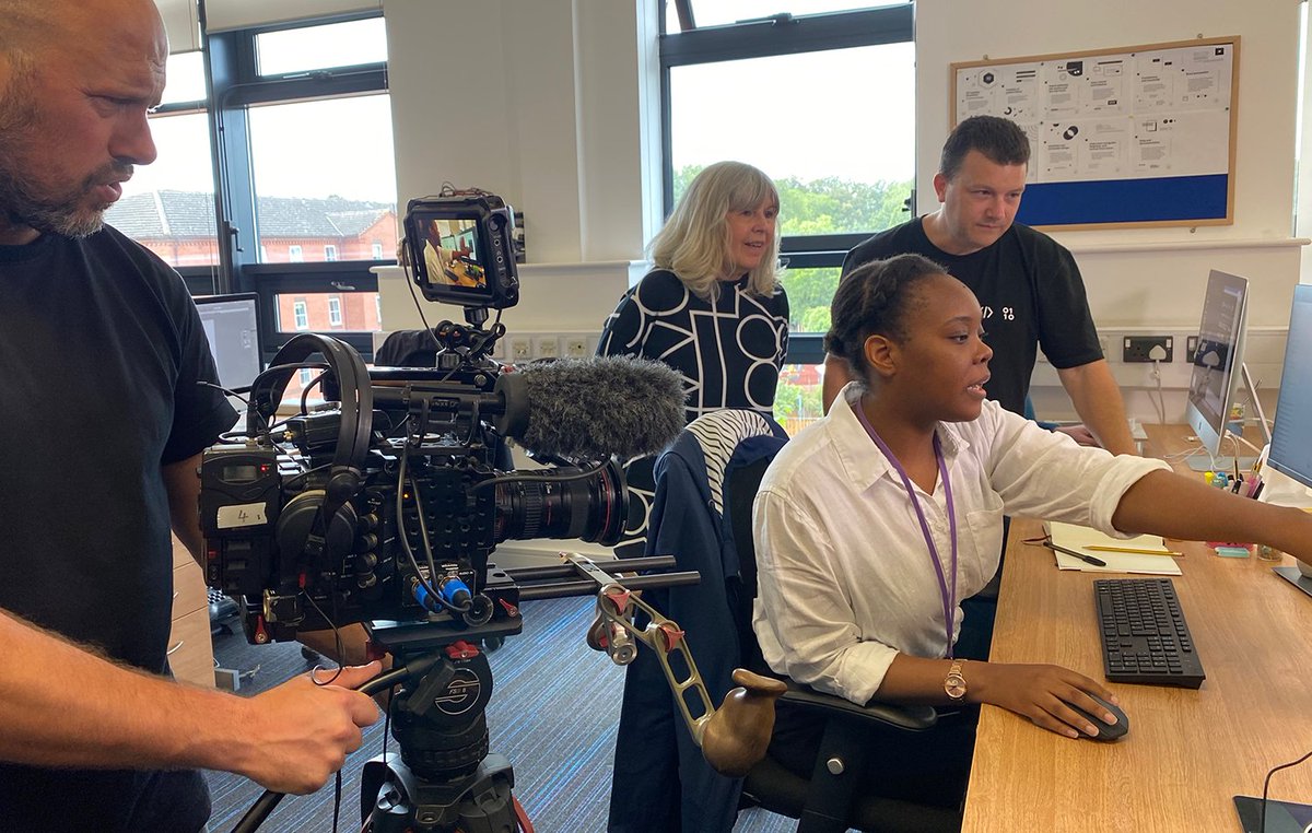 #UIUX Designer, Ranica took young techies through the importance of user flows as @teentechevent filmed our process of bringing apps to life. She explained how #UI #UX is vital in creating solutions that not only aesthetically wow, but increase user accessibility and retention!