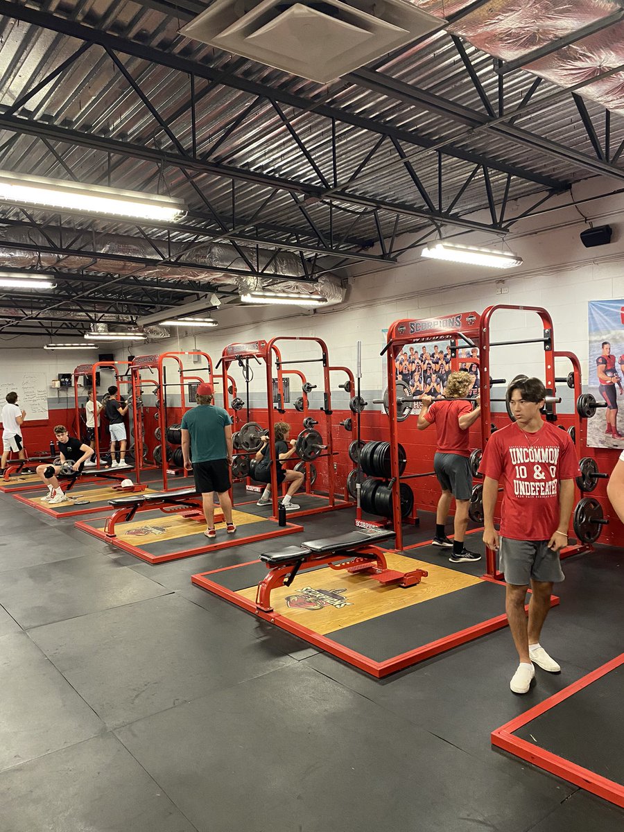 Scorpsbaseball's tweet photo. Scorps working hard this off-season 💪 https://t.co/TChtc5BqPq