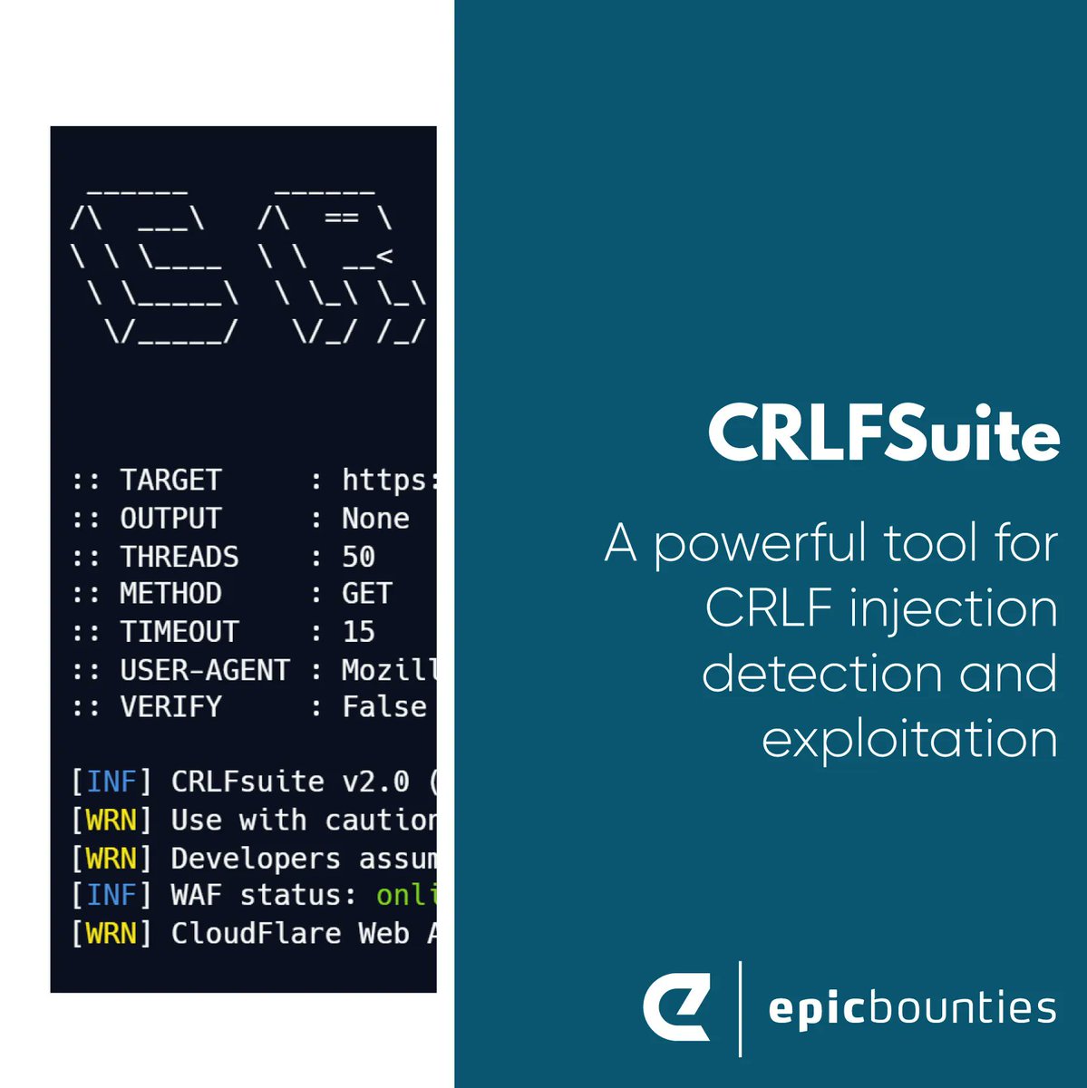 Let us introduce the most powerful CRLF injection scanner 🏆, we don't need to say anything else about it, just try it and make the most of it >> buff.ly/3POKAeL