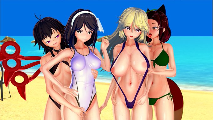 海で出会ったミステリアスなお姉さん達にナンパされちゃった倶楽部。「幻想郷に連れて行ってやる」とか。素敵な恋人になってくれそうです。 