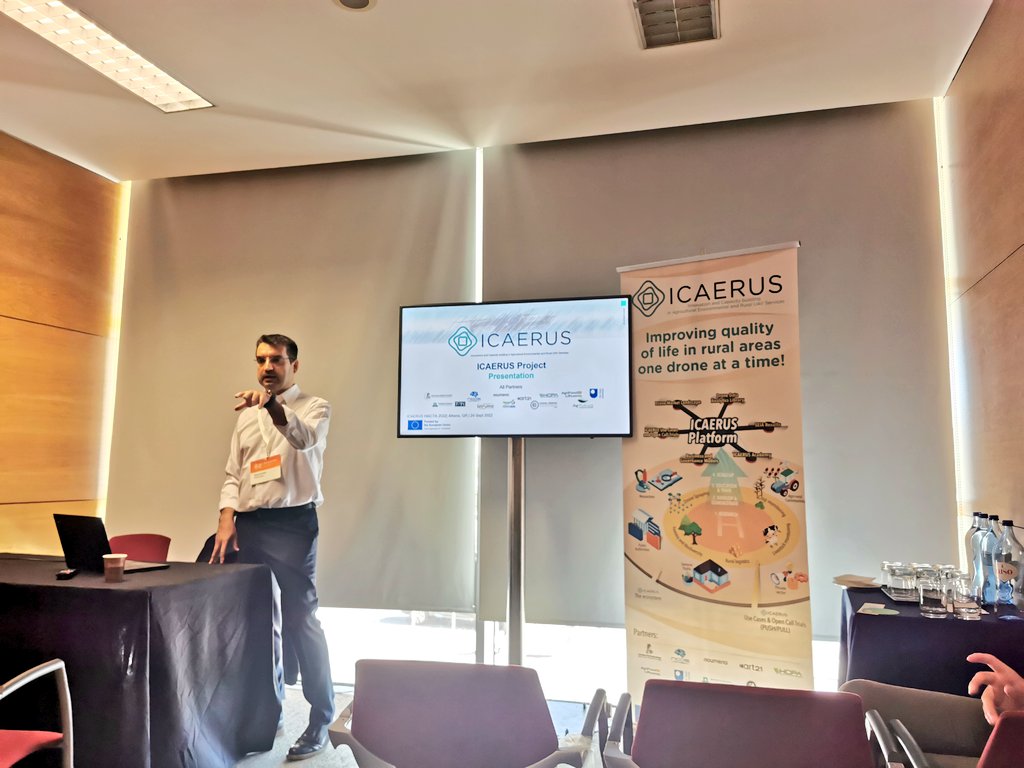 I look forward to learning from this interesting Workshop, Innovation and Capacity Building in Agricultural and Rural Uav Environmental Services by <a href="/icaeruseu/">ICAERUS</a>

<a href="/SmartAgriHubs/">SmartAgriHubs</a>
#SAHfinalevent #SAHFE