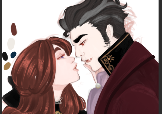 「just kiss already 」|Alexiel Aprilのイラスト
