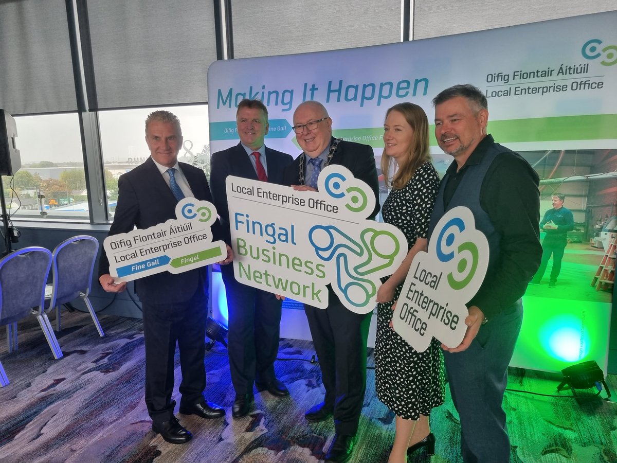 LEOFingal's tweet photo. Coming up, launch of the new "Fingal Business Network" this afternoon with Fingal Mayor Howard Mahony 
@Fingalcoco @PaulMcNeive @noel_davidson @OGeoghegan https://t.co/8NxjvjJguz