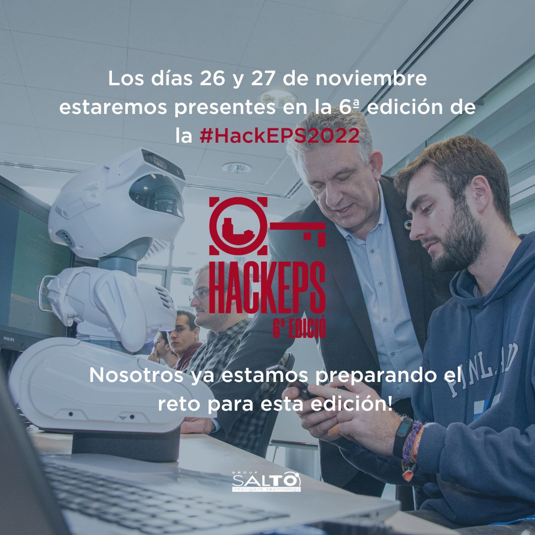 GrupoSalto's tweet photo. ¿Sabéis que es la #HackEPS2022 ?
El 26 y 27 de noviembre se celebrará en #Lleida la 6ª edición. Con una durada de 24 horas ⌛ de concurso, la organización y empresas os plantearemos una serie de retos.
+info e inscripciones en su página web y https://t.co/KWHyhFYZvt https://t.co/Os1qLm7Krs
