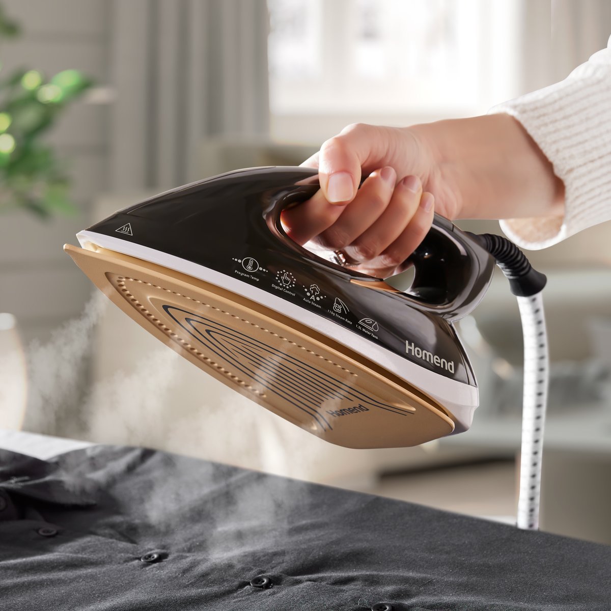 HomendTurkiye's tweet image. Siz yorulmayın, Homend Steamwork 3100 Watt güç ve 6,5 bara varan basınç gücü ile en zorlu kırışıklıkları bile kolayca halleder! 👕🩳👔👚👗
#Homend #KüçükEvAletleri #Steamwork