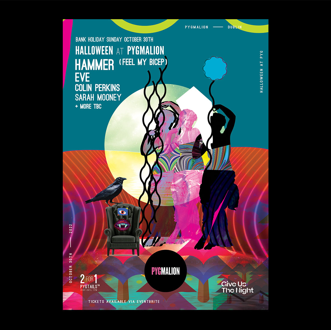 Halloween at Pyg with <a href="/thehammerhits/">Hammer</a>, <a href="/colindperkins/">Colin Perkins</a>, EVE and Sarah Mooney. Early bird tickets are on sale now!

eventbrite.ie/e/halloween-at…