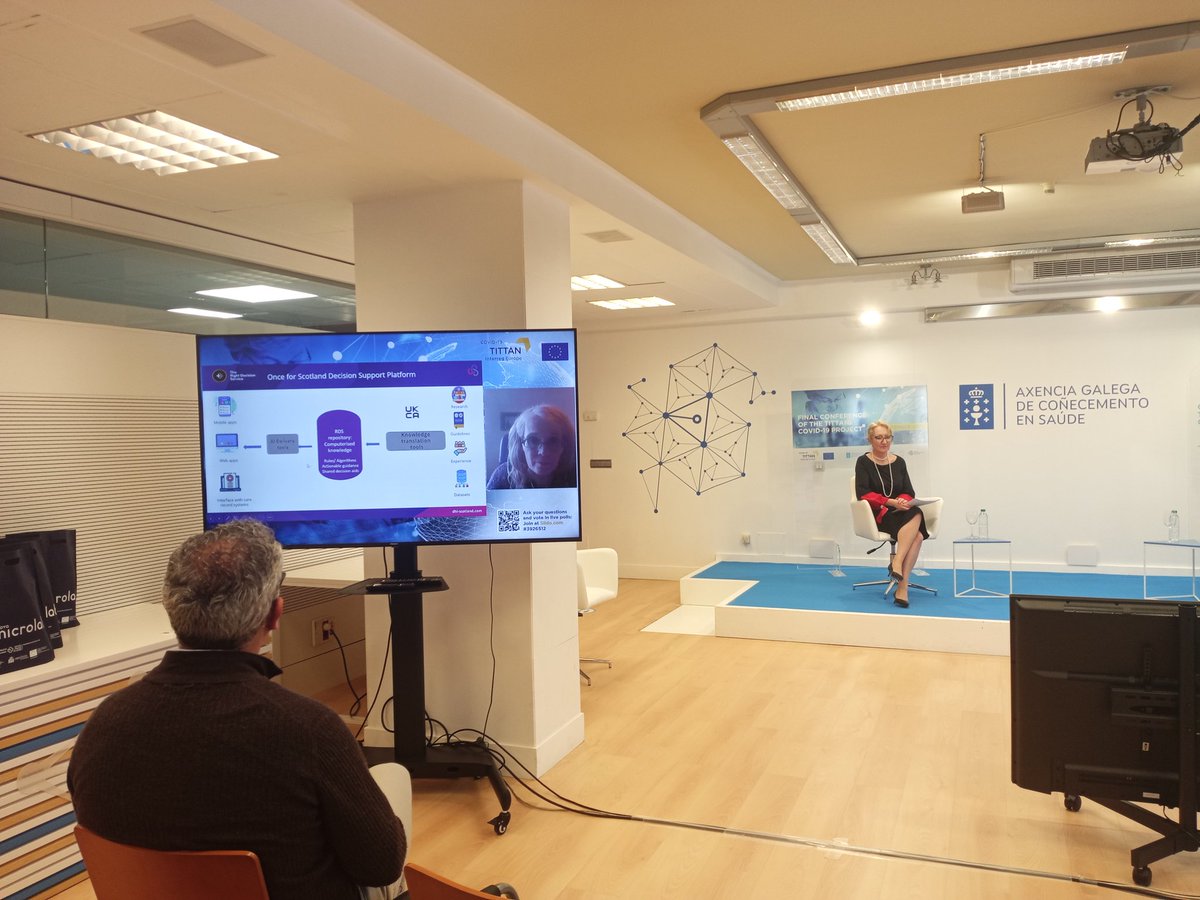 Last presentations of the Conference: Pamela Mooney, Programme Manager of our partner
<a href="/DHIScotland/">Digital Health & Care Innovation Centre (DHI)</a> is presenting the response of Scotland during  the Covid-19: Decision Support COVID 19

#Galicia #BasqueCountry #Scotland #Lombardy #Saxony #Covid
<a href="/interregeurope/">Interreg Europe</a>