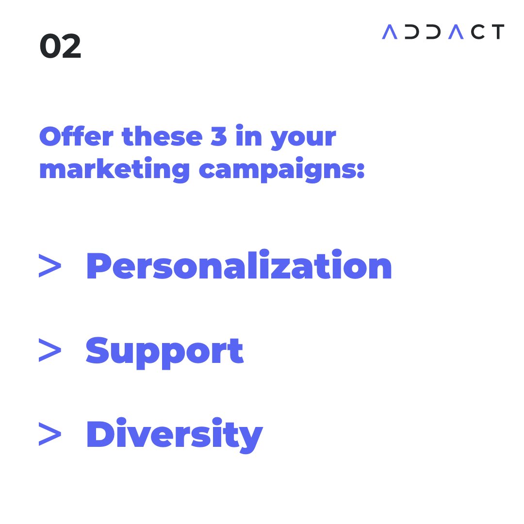 AddactTech's tweet image. Offer personalization, diversity, and support in your branding efforts using the Sitecore CDP! 

Reach out to us and get the power of Sitecore CDP to up your marketing game. 

#addact #sitecore #sitecorecdp #cdp #customerdataplatform #marketing #sitecorecustomerdataplatform