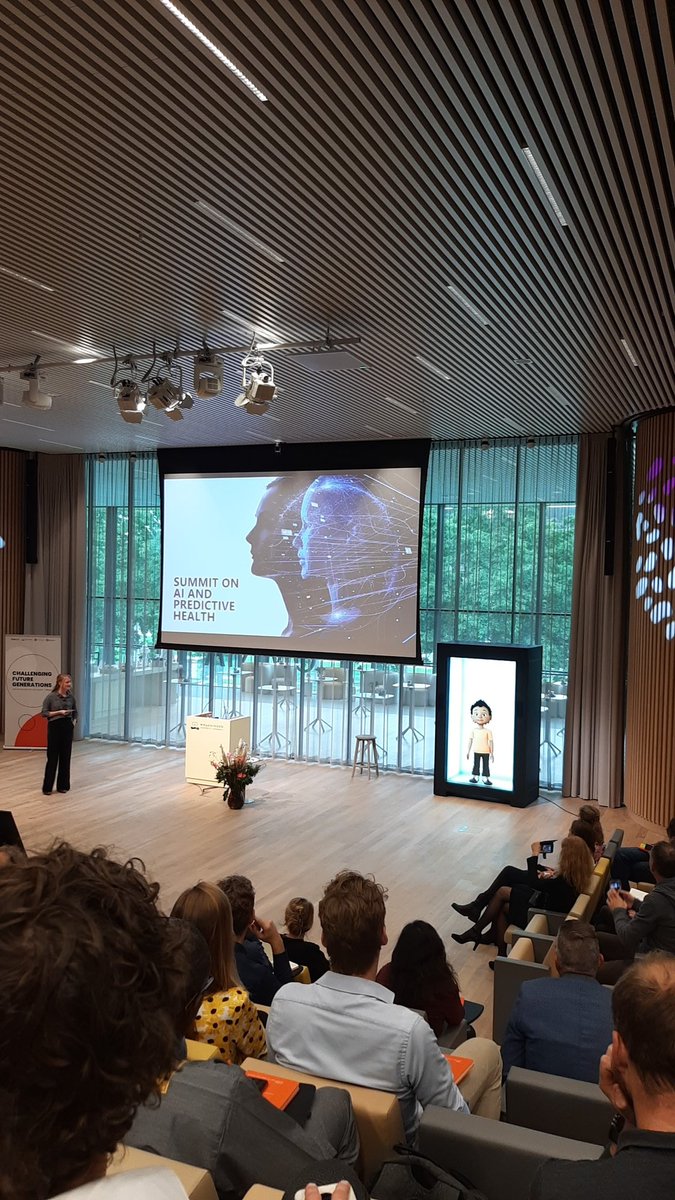 yamineb's tweet photo. Summit on #AI and #predictive #Health in #wur. Challenging future generations. https://t.co/qDh6GC4MfZ