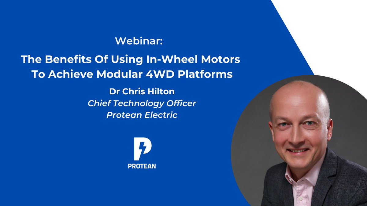 Want to know how to create superior all-wheel drive on a 2WD vehicle platform with in-wheel motors?

Sign up to watch our on-demand webinar below and discover how you can use in-wheel motors to create modular solutions.

r1.dotdigital-pages.com/p/5471-BK0/web…

#electricvehicles #ev