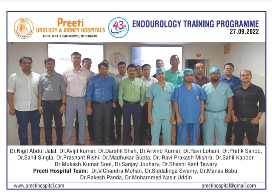 preetihospital's tweet photo. Today as part of monthly endo meet, we did 2 rirs, 2 supine pcnl. 
One 6 months baby rirs. 
Ultrasound guided puncture, ECIRS are also demonstrated
@preetihospital
#drvcmohan #RIRS #supinepcnl #ultrasound #ecirs #urology #monthlyendourologytrainingprogram https://t.co/wpN2qatJ6F