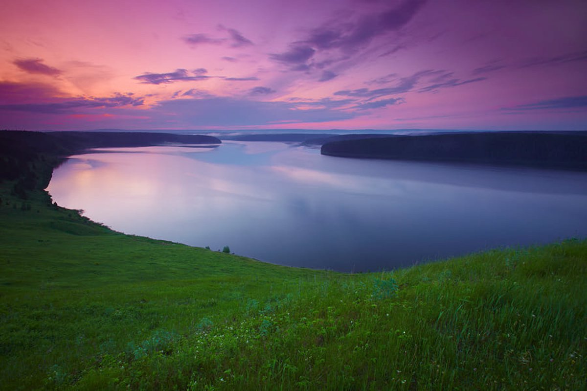 Lake, Middle Urals, Russia,
