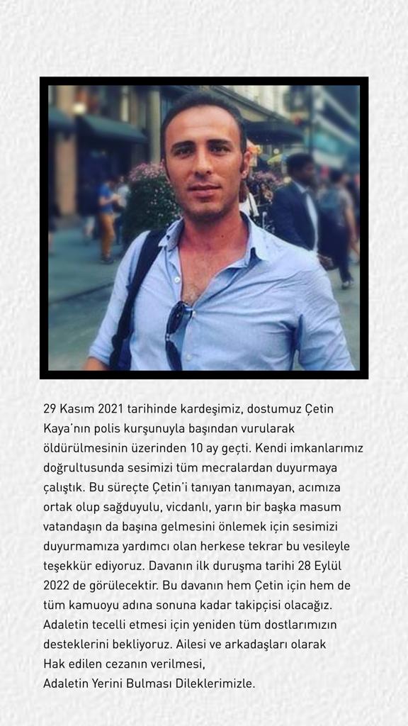 Çetin Kaya #çetinkayaiçinadalet