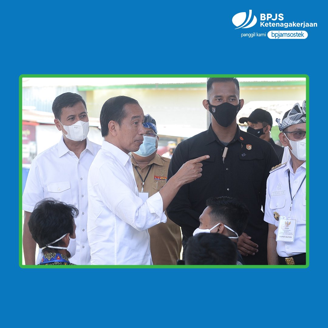 BPJSTKinfo's tweet photo. Presiden RI Serahkan BSU Bagi Peserta BPJS Ketenagakerjaan Di Baubau dan Buton. https://t.co/asCnquWqlN