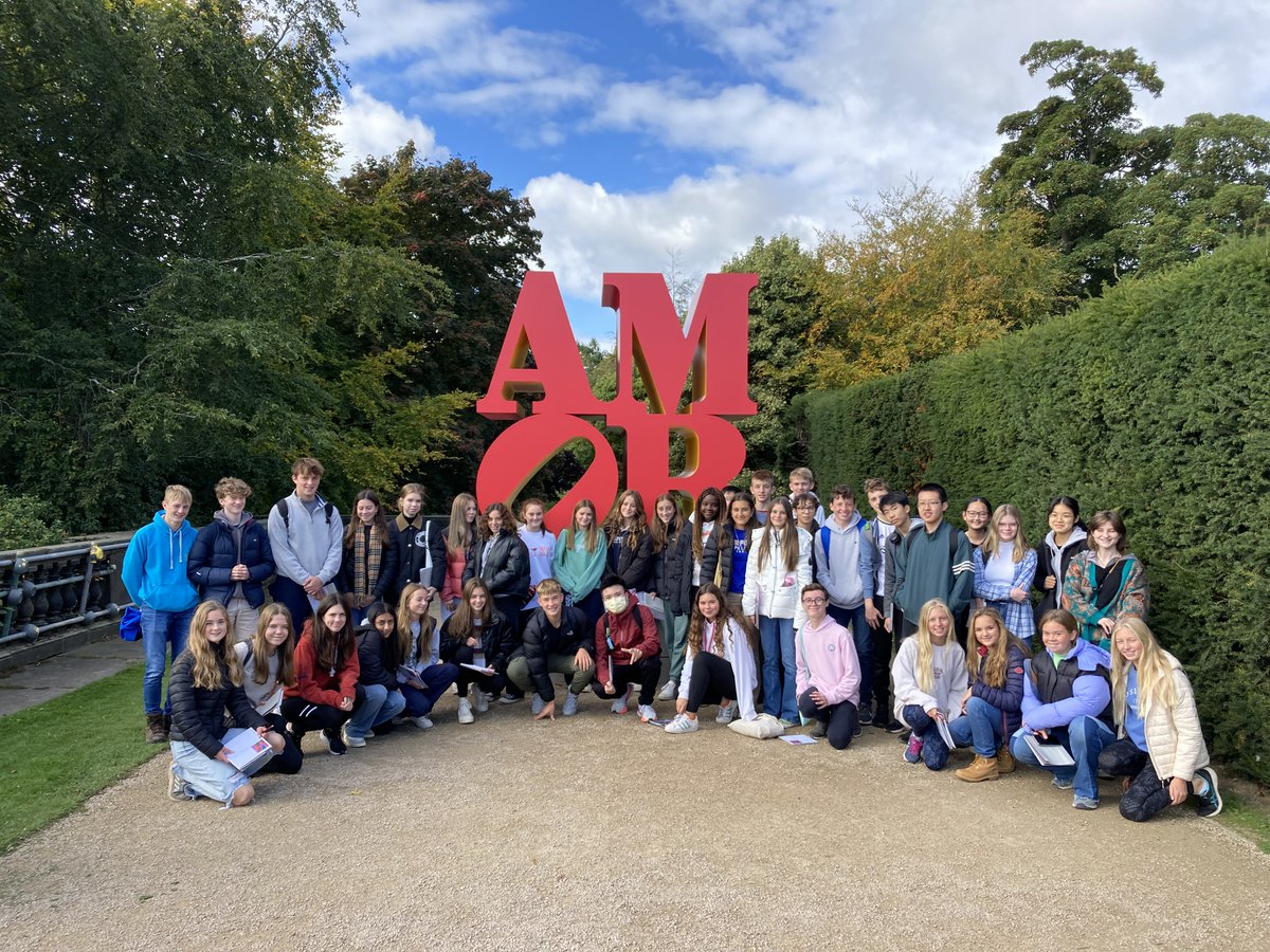 StPetersYork's tweet photo. 🧑🎨Our #StPetersFourthForm #StPetersArt pupils are having a fantastic time at the @YSPsculpture to see the Robert Indiana exhibition.
https://t.co/Bm4pqtunZC #StPetersLearning #StPetersTogether https://t.co/4CZsuyHkBQ