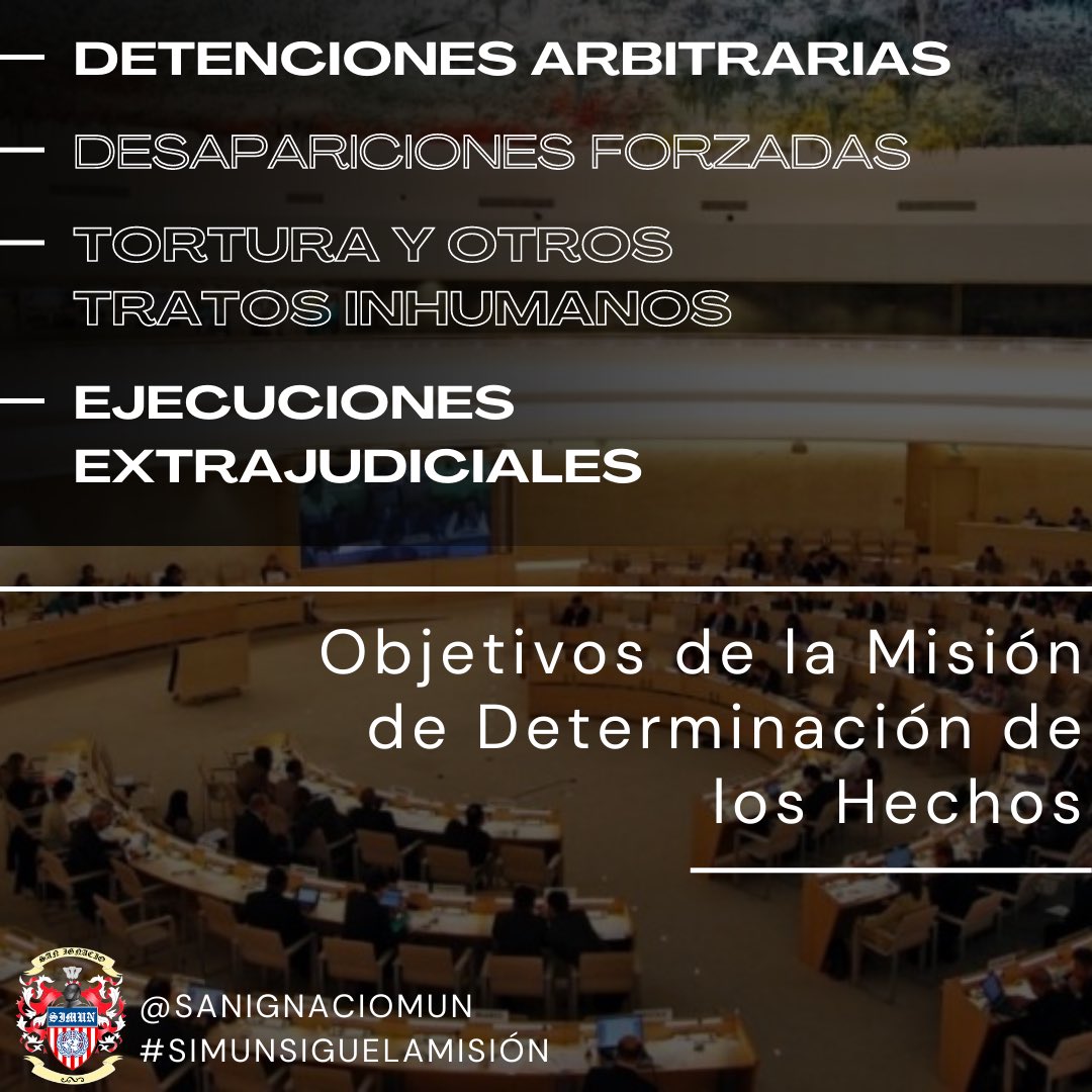 Simun_csi's tweet photo. Se el primero en conocer los objetivos de la Misión de Determinación de los Hechos en Venezuela 

#QueSigaLaMisión 
#SIMUNSigueLaMisión
#LaMisionNoCesa 
#LaMisionDebeSeguir https://t.co/76MkLPYrUY