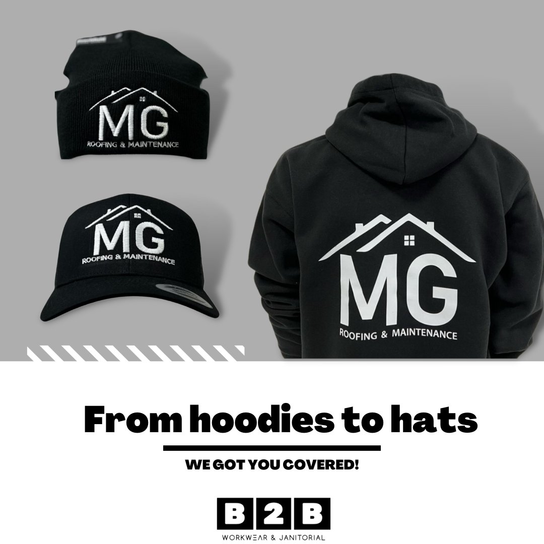 From hoodies to hats we have got you covered!

Are you prepared for the change of season? 

Are you looking for workwear that offers the highest quality and can be delivered in the quickest time ?

If so, you are in luck. 
Get in contact with one of our team today.