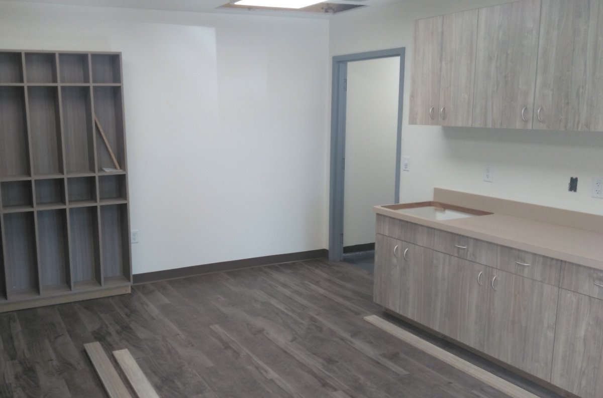 Keystruct's tweet photo. Work continues at the Oley Valley Animal Clinic in Oley, PA. Keystruct is expanding the clinic’s space and renovating the interior. Learn more about our completed projects here: https://t.co/6UUX1HhdMn #InnovativeBuildingSolutions #GeneralConstruction #VeterinaryCenters https://t.co/CGCqgA71A5