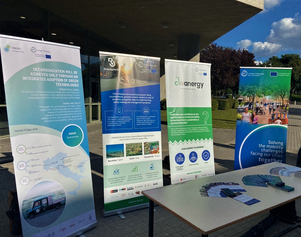 📌Our Greek partners recently participated in two events in Thessaloniki to show the functionalities our app provides to users. Our pilots are still running in the cities of Thessaloniki, Rome and Barcelona, so head over to our website if you want to join!