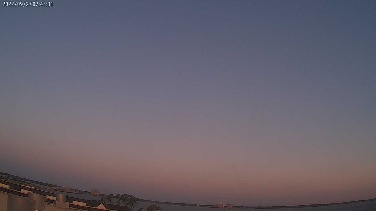FSUPCWxSTEM's tweet image. FSU Panama City at sunrise and it&apos;s 70 F.