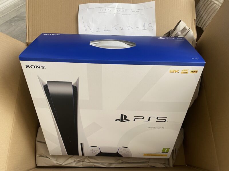 Sony PlayStation 5 PS5 Disc Edition Console BRAND NEW IN SEALED BOX

Ends Sat 1st Oct @ 7:45pm

https://t.co/efoyfQp9yT

#xbox #ps5 #playstation #nintendo #videogames #microsoft #videogames #xboxseriesx #xboxonex https://t.co/c8uiblu629