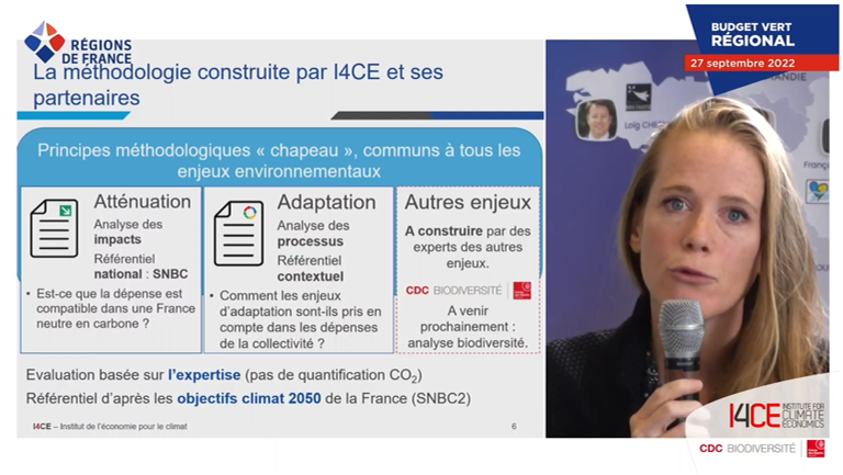 I4CE_'s tweet photo. #InitiativeClimat ✅

#Webinaire @Regionsdefrance “Budget Vert régional”   avec #I4CE et la #CDCBiodiversité 👉https://t.co/EZhJakz19N

▶️ @NiMorgane d'#I4CE présente la nouvelle édition de l'évaluation environnementale du budget des #Collectivités

👉https://t.co/SboevfHQiP https://t.co/JFXQwbRPO2