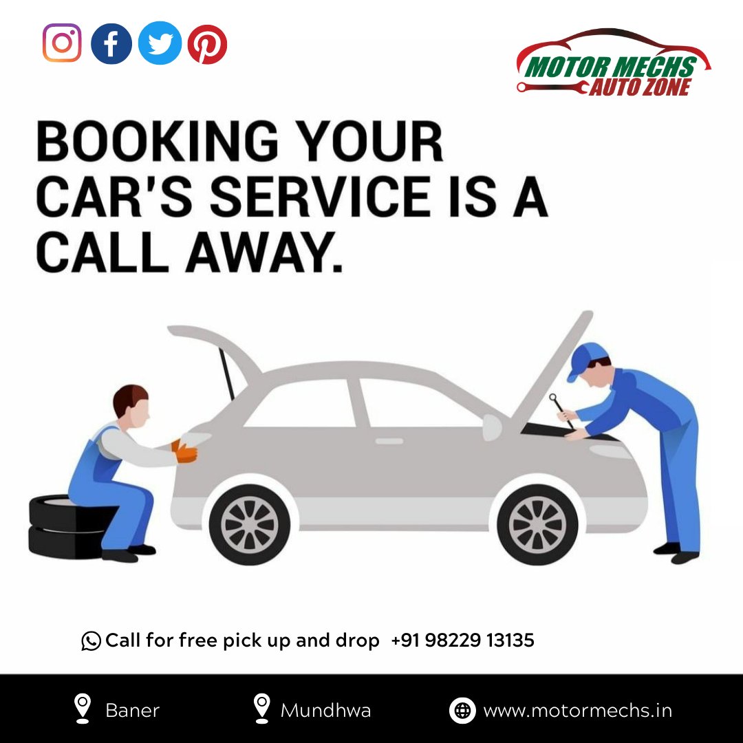 MotormechsZ's tweet photo. Choose the best Car workshop and forget all Maintenance worries about your car. Book car service from the right platform.
🌐https://t.co/VxDw1e5kuW
#CarServiceStationinPune #CarServicePune #bestcarrepairinpune #caracrepair #boschservicecentre #boschcarservicecentre https://t.co/W8ZRLemupK