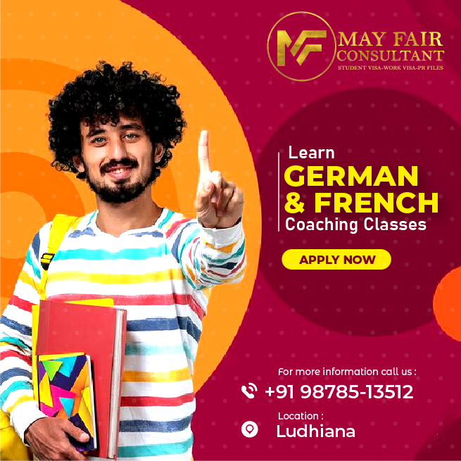 may_consultant's tweet photo. 👉Want to learn German and French language, but worried about where to start. Contact Mayfair Immigration, we are starting German &amp; French Classes in Ludhiana.
.
📞Call us: +91 9878513512
*
*
#germanlanguage #frenchlanguage #coaching #Mayfair #Immigration #visa #classes #ludhiana https://t.co/i1F9ykpo5i