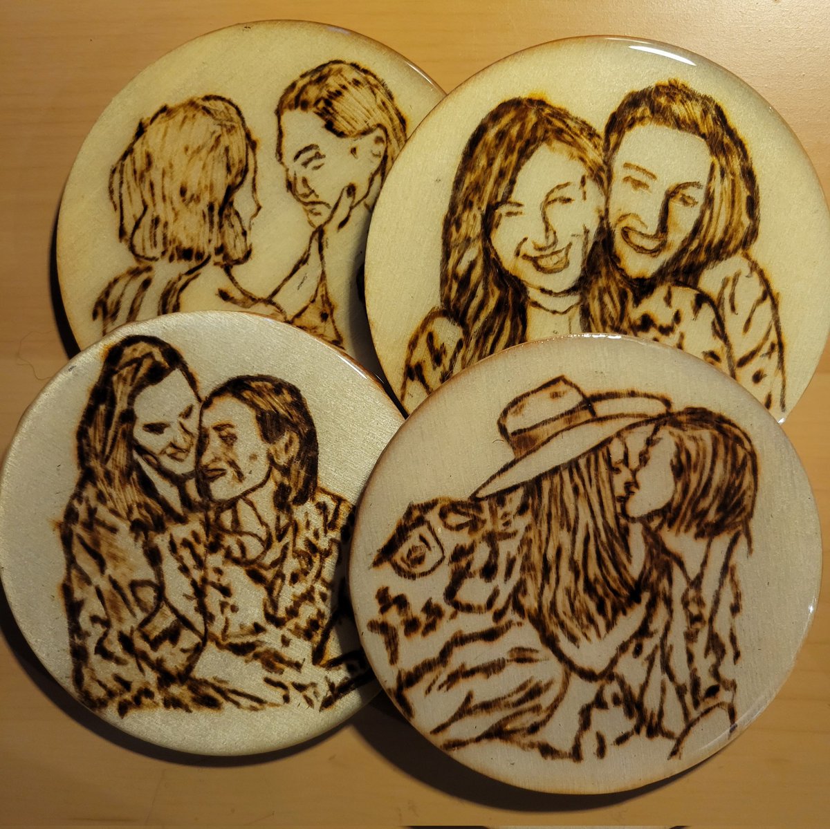 DirtbikeAmbah's tweet photo. I've been quiet lately due so personal stuff going on but I woke up this morning with the need to put a smile on someone's face. So I'm back with a giveaway! I have three sets of coasters left from EhCon. Winner gets their pick from sets below. https://t.co/nhs9VLbAp7