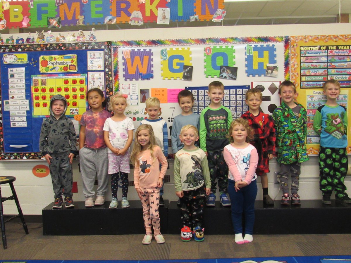 Monday was Pajama Day!! Look at these cuties from Mrs B class!