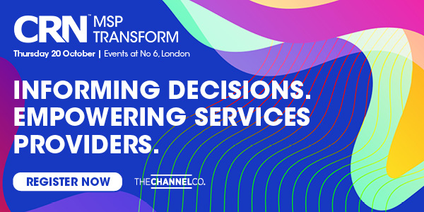 CRN MSP Transform takes place on Thursday 20 October in London. The event offers a rare opportunity to network with peers, hear from industry experts and share ideas to innovate for the future.

Register here: bit.ly/3xW4fDr

#MSPTransform #msp