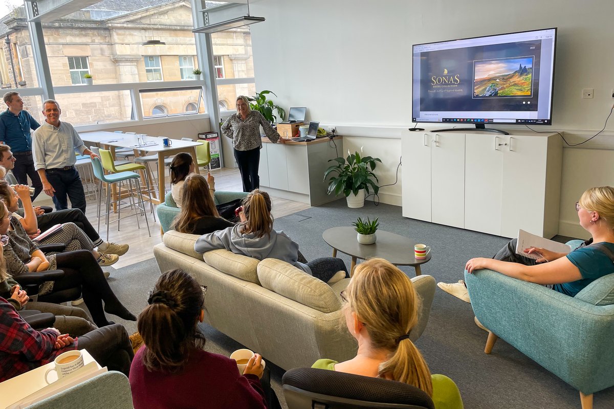 Happy #WorldTourismDay. 🗺️ We are very lucky to work with a wonderful range of suppliers, one of which visited us last week! 

Thank you to <a href="/meunwin/">Moira Unwin</a> from Sonas Hotel Collection for coming in to talk about <a href="/SkeabostHouse/">Skeabost House Hotel</a>, <a href="/Duisdale/">Duisdale House Hotel</a> and <a href="/Toravaig/">Toravaig House Hotel</a> on the #IsleofSkye in Scotland. ⛰️