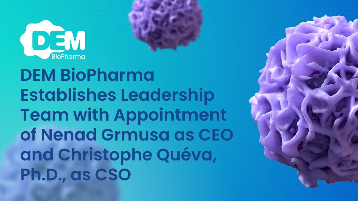 DEM BioPharma tweet media