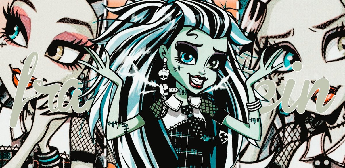 ᅠ

  ⚡ #   (  Hi, hi! I'm Frankie Stein 
       i am sixteen days old! )  &amp; &amp;.  
             𝐦𝐨𝐧𝐬𝐭𝐞𝐫 𝐡𝐢𝐠𝐡  ──── 
       ▍   𝗙𝗥𝗔𝗡𝗞𝗜𝗘 𝗦𝗧𝗘𝗜𝗡 . 。。
        ╱╱#MonsterHigh╱╱#RP
ᅠ