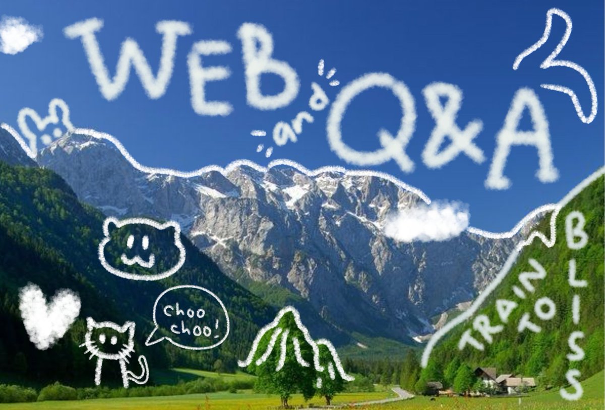 ⠀

Getting closer to our departure date, welcome to the third gate;

Here you will find out more about Train To Bliss and ask the things you are curious about.

⠀