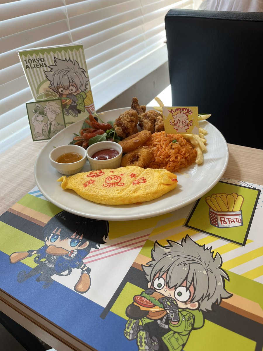tennnne_'s tweet photo. °ʚ@ag0NAOE ɞ°
初めてのコラボカフェ＆東京行ってきました！席はまさかの背後から大好きな雨宮さんに見守られる席で雨宮さんと兵吾さんの仲良し(？)ソーダも飲めました！
素敵なカフェ開催して頂きありがとうございました🫶 https://t.co/o5QxigZl63