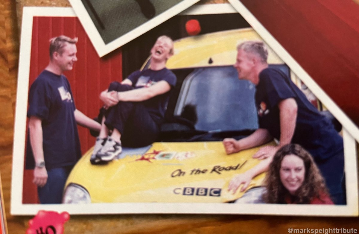 marksp8tribute's tweet photo. SMart Pics - SMart on the Road! 🚗💨
*Taken from BBC SMart 2001 Annual 🥰
Jay, Kirsten, Mark & Lizi ❤️
#CBBC #CBBCPresenter #CBBCNostalgia #ChildrensBBC #SMart #SMartontheRoad #MarkSpeight #JayJayBurridge #KirstenOBrien #BiziLizi #MarkSpeightTribute https://t.co/CHA6MiK1eT