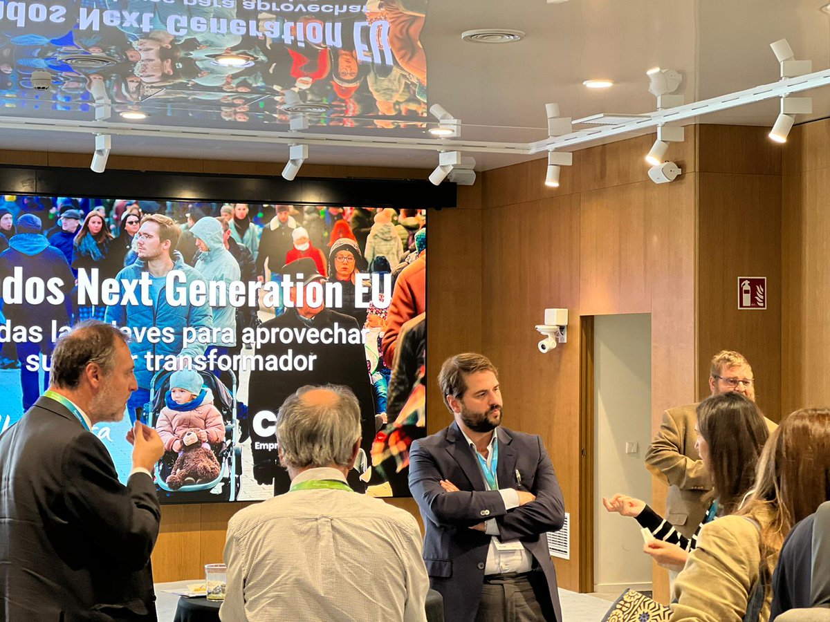 ibermaticagrupo's tweet photo. Despedimos nuestro evento en @CEOE_ES con el tiempo de #networking. Ha sido una jornada de gran interés. Nuestro agradecimiento a quienes tan generosamente han compartido su tiempo con nosotros.

cc
@Agbar
@iberdrola
@bbva
@CTTI_Gencat
@sandetel
@justiciajob

¡Hasta la próxima! https://t.co/sQ2K5V13Lm