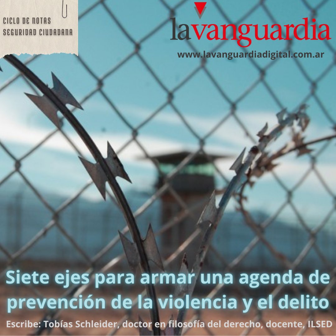 LaVanguardiaArg's tweet photo. Las políticas de #prevención en #SeguridadCiudadana suelen presentarse como un manojo de ocurrencias correctas.

@TobiasSchleider ordena y prioriza temas para una política pública de prevención de la violencia y el delito.

👉https://t.co/4rBt4PRShw https://t.co/6KkxdB947s