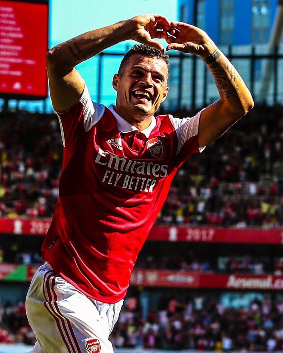 TheRealmandate1's tweet photo. Happy birthday 
Granit Xhaka 🥰
@now_arsenaI #COYG https://t.co/M33fyLbEek