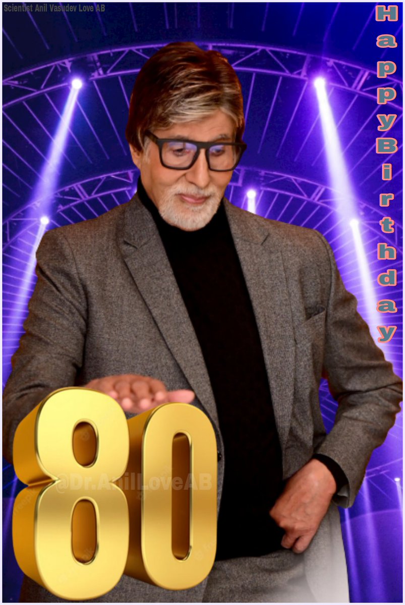 DrAnilLoveAB's tweet photo. Idhar Hai #Shahenshahofindianfilmindustry
#53YearsOfAmitabhBachchan ๐๏ธ๐ช๐ป
Love You @SrBachchan Sirji๐๐๏ธ๐
#14DaysToAB80 ๐๐๏ธ๐๐๏ธ๐๐๏ธ๐ https://t.co/nocXLrlVzo