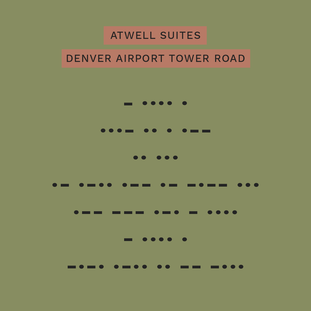If these walls could talk… Oh wait, maybe they can 😎! Can you crack the code? Tell us ⬇️. #AtwellSuites