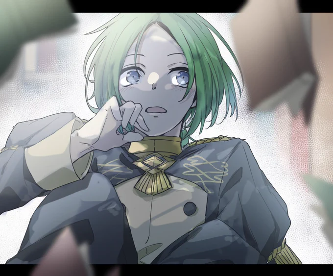 リンハルト(学生ver.)最終的にこの時の髪型が1番好きだなぁ… #FE3H 