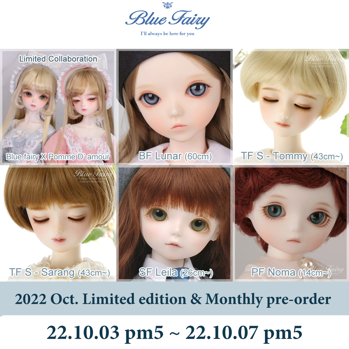 bluefairy_doll's tweet photo. [Follow &amp; RT Event] 
We give away 'Chalotte V head 1EA' to 1 winner!
Oct. 22 Limited doll &amp; Monthly pre-order. 
Period / Oct. 3rd PM5 ~ Oct. 7th PM5

[팔로우&amp;RT 이벤트]
당첨자 1분께 'Chalotte V 헤드' 1개를 드립니다!
22년 10월 한정인형 &amp; 먼슬리 
선주문 : 10/03, 17시 ~10/07, 17시 https://t.co/VehE3EjpR3
