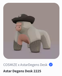 muhus7's tweet photo. My #AstarNFT ❤️
@cosmize_io @AstarDegens https://t.co/o3MVCB1wof