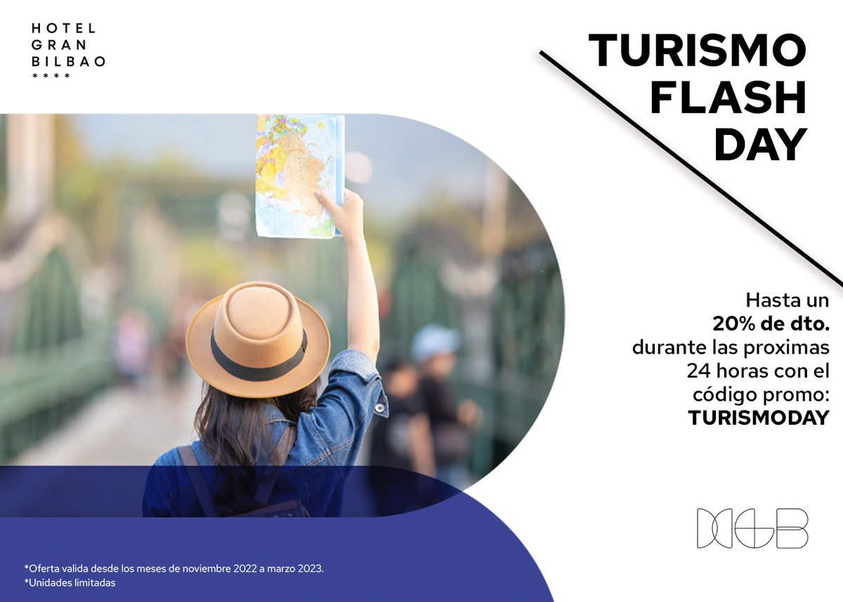 ‼️Feliz día mundial del turismo‼️Y para celebrarlo lanzamos esta oferta flash solo las próximas 24 horas. Aprovecha ahora del código descuento 💥TURISMODAY💥 en tu reserva aqui> bit.ly/3wJXqor