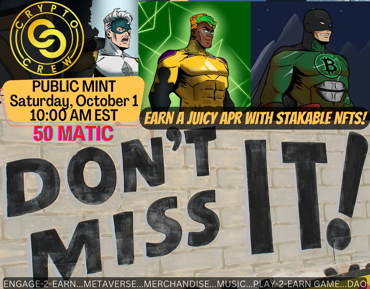 CRYPTO CREW / Genesis Collection tweet media